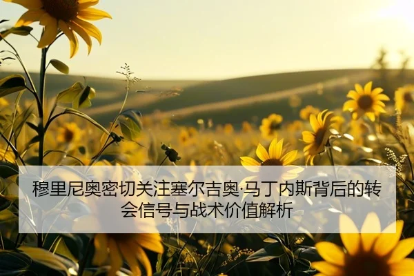 穆里尼奥密切关注塞尔吉奥·马丁内斯背后的转会信号与战术价值解析(kaiyun)
